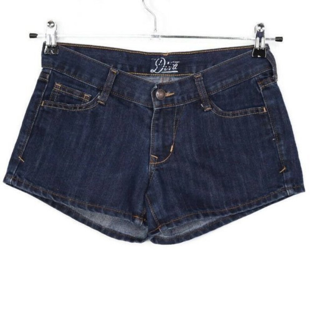 Old Navy The Diva‎ Booty Jean Shorts Dark Size 0